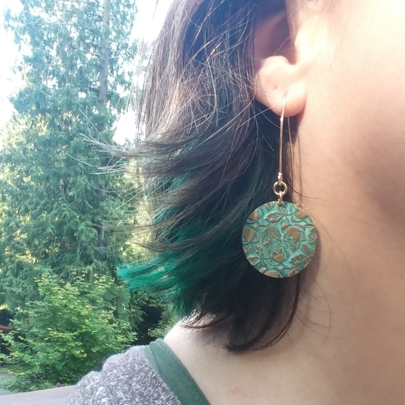 Handmade for Earthlings Jewelry - 🚫Not for Sale🚫Floral Embossed Coins🐦